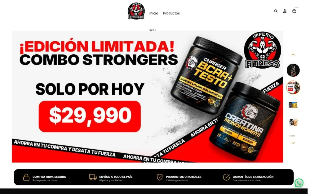 Captura de imperiofitness.net